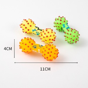 Küçük orta köpekler gerçekçi köpek ses Pet oyuncaklar çiğneme vinil ve kauçuk diş temizleme eğitim malzemeleri toptan - Product Image 3