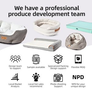 Casa de dormir lavable moderna para mascotas, casa en forma de Seta, tres juegos, cueva para gatos - Product Image 6