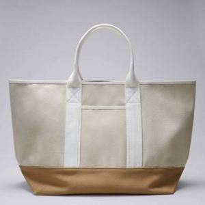 กระเป๋าผ้าแคนวาสขนาดใหญ่สำหรับผู้หญิง แฟชั่นวันหยุดสุดสัปดาห์  กระเป๋าถือไปโรงเรียน  กระเป๋าช้อปปิ้ง  พร้อมโลโก้สั่งทำได้ - Product Image 2