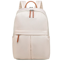Sac à dos simple pour ordinateur portable, idéal pour les étudiants, les trajets quotidiens, les voyages, grande capacité, décontracté, imperméable, en polyester
