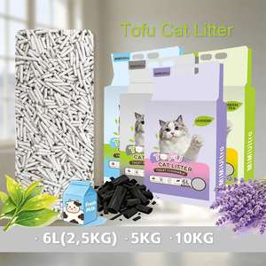 ทรายแมวเต้าหู้แบบสุญญากาศ ยี่ห้อ Arena Sanitaria Para Gatos ป้องกันความชื้น ล้างออกได้ เป็นมิตรกับสิ่งแวดล้อม ทำจากเส้นใยพืชธรรมชาติ - Product Image 1