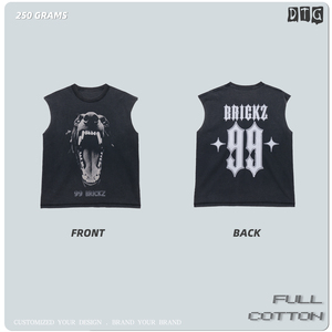 Camiseta lavada con gradiente para Hombre, Camiseta <span class=keywords><strong>sin</strong></span> mangas personalizada Vintage Lisa desgastada, Camiseta <span class=keywords><strong>Sin</strong></span> Mangas Para Hombre - Product Image 4