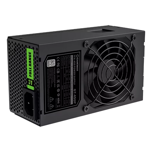 GAMEMAX GT-450P 80 Plus Platinum Factory Sale OEM ODM TFX 24pin Power Supply APFC Wide Voltage Desktop PC Case
