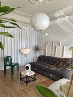 Sofá Reclinable Chesterfield de Terciopelo con Diseño Nórdico Alien Hippo, Moderno, Pequeño, Estilo Wabi-Sabi para Familias, Apartamentos y Hospitales