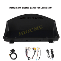 La LCD velocímetro Panel de pantalla LINUX instrumento de mejora de accesorios de coche para Lexus LX-570 2010-2017