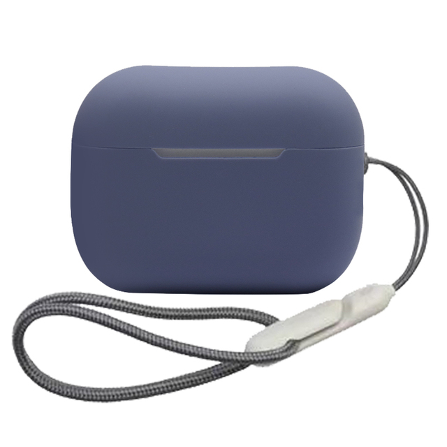 Wholesale Newest Waterproof Shockproof Silicone Earphone Case With Lanyard for Airpods Pro 2 Earphone Cover