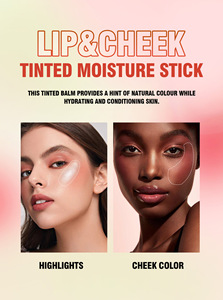 <span class=keywords><strong>Blush</strong></span> stick nuevo diseño 2024 CRUELTY FREE rubores en <span class=keywords><strong>crema</strong></span> shimmer mineral Cream <span class=keywords><strong>Blush</strong></span> Etiqueta Privada - Product Image 5