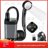 Robinet électrique numérique USB 9000/7800/4800m 6000mAh, douche extérieure, gadget de bain pour le camping, les chantiers de construction et les dortoirs