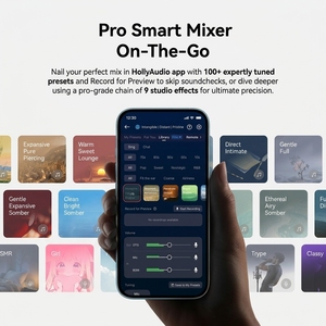 ไมโครโฟนไร้สายพกพา Hollyland MELO P1 ระบบตัดเสียงรบกวน AI สำหรับร้องเพลง ไลฟ์สด และบันทึกเสียง - Product Image 5