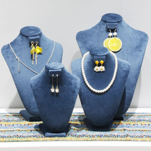 Window Table Top Advertising Display Pendant Chain Necklace Display Stand Jewellery Counter Store Dummy Neck Mannequin <b>Jewelry</b> - Product Image 1