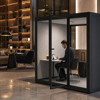 Cabine de studio d'enregistrement insonorisée, pod acoustique, cabine de réunion insonorisée, isolation acoustique modulaire, cabine téléphonique de bureau