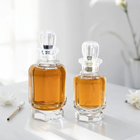 Flacon de parfum en verre pagode verticale certifié CE FCC ROHS, 50 ml, 100 ml, anti-fuite, anti-chute, rechargeable, flacon portable