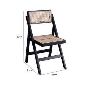 <span class=keywords><strong>Sillas</strong></span> Plegables <span class=keywords><strong>de</strong></span> Ratán y Madera Maciza Resistentes para Restaurante, Jardín, Banquetes y Eventos, Venta al Por Mayor - Product Image 6