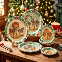 Assiettes en carton jetables Basics Everyday, 8,62 pouces, 100 unités