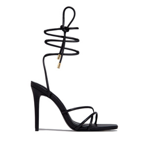 Zapatos de Tacón Aguja de Moda con Punta Fina para Mujer Sandalias de <span class=keywords><strong>Pasarela</strong></span> con Tiras Cruzadas para Dama - Product Image 5
