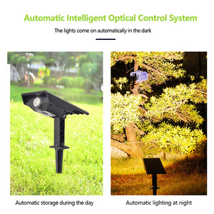 Foco LED de jardín para exteriores de 3W, ajuste telescópico, iluminación de paisaje <span class=keywords><strong>Solar</strong></span>, foco pequeño IP65 - Product Image 4