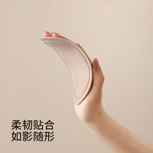 FaSoLa Round Bath Towel Silicone Back Scrubber Exfoliating Tool Grayish Brown - Product Image 2