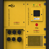 Système de stockage d'énergie par batterie 150-300 kWh 380/400 V, refroidissement par air IP54, alimentation avec batteries lithium-ion pour alimentation de secours