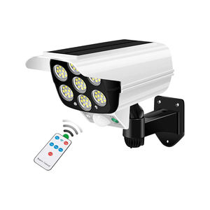 Lámpara Solar con Sensor de Movimiento para Exteriores, IP66 Impermeable, 77 LED, Foco con Cámara de 10 Vatios, para Jardín y Caminos - Product Image 1