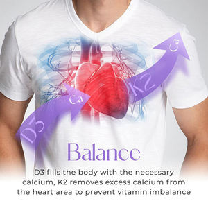 Nhãn Hiệu Riêng Vegan Hỗ Trợ Mạnh Mẽ Xương & Khỏe Mạnh Tim Thực Phẩm Bổ Sung Tùy Chỉnh Hương Vị Vitamin D3 K2 Giọt Chất Lỏng - Product Image 3