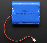 Batterie lithium-ion rechargeable 300~6000 mAh 3.7V 7.4V 11.1V 14.8V 18650 32650 26650 26500 21700 16500 14500, 1000 cycles