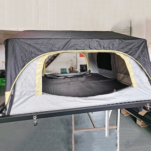 Maravillosa Carpa de <span class=keywords><strong>Techo</strong></span> Doble Capa Impermeable para Camping con <span class=keywords><strong>Tela</strong></span> Oxford Resistente y Postes de Aluminio Fuertes para Viajes en Auto, 5 Personas - Product Image 5