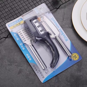 3-Piece Set Rolling <strong>Knife</strong> Sharpener for Restoring and <strong>Sharpening</strong> <strong>Knives</strong> Shears Grater Julienne Peeler <strong>Tool</strong> - Product Image 2