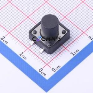 TS-KG1103S-BB105F Tactile Switch SMD Switch Single Pole Single Throw Round Button 2.5N Vertical Mount - Product Image 1