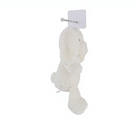 Peluche de lapin brodée douce, rembourrage en coton PP polyester, lapin en peluche super doux et mignon, cadeau de confort pour enfants et bébés