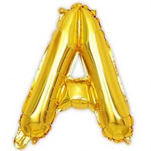 Ballon géant en feuille d'hélium avec lettres de l'alphabet doré de 16 pouces pour Noël, anniversaire, mariage, fête de remise des diplômes - Product Image 3