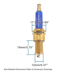 GOOFIT Juego <span class=keywords><strong>de</strong></span> 4 Bujías <span class=keywords><strong>de</strong></span> Iridio D8TC <span class=keywords><strong>para</strong></span> Motocicleta, Repuesto <span class=keywords><strong>para</strong></span> GY6 150cc 200cc 250cc Taotao Roketa ATV Dirt Bike Scooter - Product Image 2