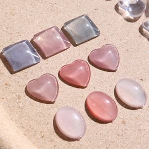 Faux ongles professionnels en acrylique transparent carré pour nail art, accessoire de <span class=keywords><strong>manucure</strong></span> portable, <span class=keywords><strong>nuancier</strong></span> à dos plat - Product Image 6