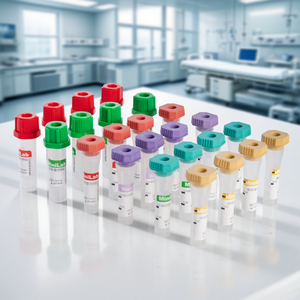 Tubes de prélèvement sanguin micro-échantillons EDTAK2 K3 à vide avec bouchon violet médical - Product Image 2