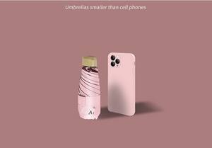 Parapluie pliable promotionnel 2025 à cinq sections avec logo, idéal pour un usage quotidien personnalisé, cadeau pour femmes/professeurs/étudiants/hommes - Product Image 3