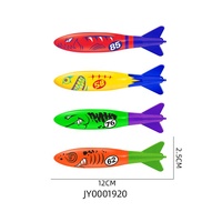 Jinying-Jouet de plongée en plastique pour piscine d'été, torpille, poisson, jouet sous-marin pour enfant