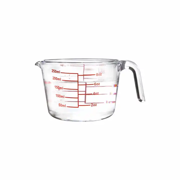 Wholesale Soda Lime Glass Measuring Cups Set Thickened Glass