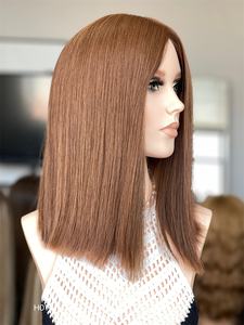 Timide cheveux nouveau Design HD Lace Top juif perruque européenne cheveux humains casher perruques pour les femmes Super légère couche - Product Image 3