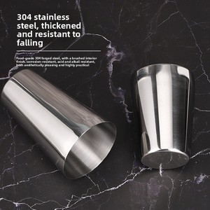 DF BY-BSD2 700/600ML 600/450M Two-piece Stainless Steel Cocktail Shaker Multi Capacity Boston Shaker <b>Bar</b> <b>Tools</b> Wholesale - Product Image 2