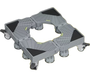 Support de mini-réfrigérateur manuel RETEKOOL avec 4 roues verrouillables, chariot réglable pour <span class=keywords><strong>machine</strong></span> à <span class=keywords><strong>laver</strong></span>, base universelle, garantie 1 an - Product Image 5