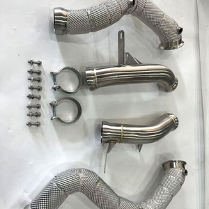 High Performance Full Exhaust System Kit for Benz E63S W213 4.0T Electric Valve Muffler Exhaust Pipe - Product Image 3