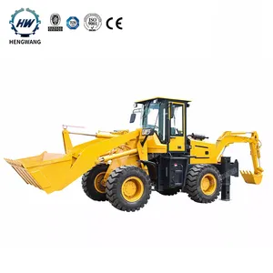 Hengwang Hot Sale Products chinese the cheapest tractor used caterpillar wheel mini backhoe loader for sale