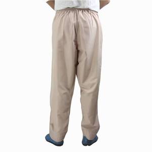 Pantalones tradicionales musulmanes para hombre, holgados, estilo árabe de Dubái, pantalones de poliéster de color sólido a la moda con cintura elástica. - Product Image 2