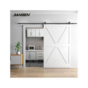 2 <span class=keywords><strong>m</strong></span> /6.6 ft en çok satan rayları ahşap siyah toptan Modern parça sistemi kayan ambar kapısı donanı<span class=keywords><strong>m</strong></span> - Product Image 1