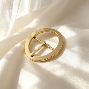 Hebilla de Cinturón con Anillo en D para Mujer, Acabado Brillante, Aleación Pulida, Cierre Rápido para Accesorios de Cuero de Moda - Product Image 2