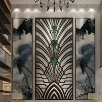 Panneau mural en aluminium en acier inoxydable découpé au Laser, décoration intérieure, écrans et diviseurs de pièce en métal découpé au Laser CNC