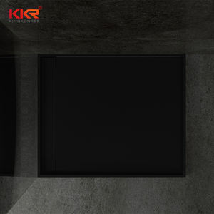 Plateau <span class=keywords><strong>de</strong></span> <span class=keywords><strong>douche</strong></span> <span class=keywords><strong>de</strong></span> salle <span class=keywords><strong>de</strong></span> bain moderne noir <span class=keywords><strong>de</strong></span> l'usine <span class=keywords><strong>de</strong></span> pierre solide acrylique <span class=keywords><strong>de</strong></span> chine - Product Image 3