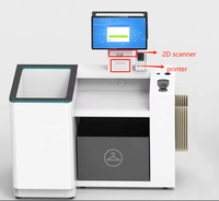 Perangkat Pembayaran Mandiri UHF RFID dengan Layar Sentuh Android 14 18,5 Inci, Printer Barcode 2D untuk Toko Ritel Pakaian