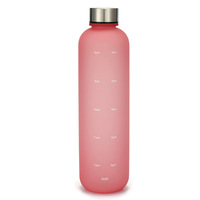 Tritan Transparent givré Sport bouteille d'eau Gym Fitness Sports de plein air cruche bouteille d'eau potable avec marqueur de temps