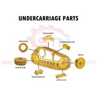 Cadena de oruga de acero para excavadora Hyundai, eslabón de oruga para piezas del tren de rodaje de bulldozer R220LC-9S
