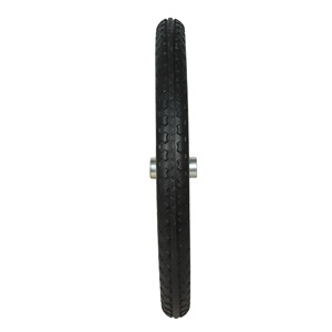 Cheng Jin Vehicles 20-inch PU Foam Wheelchair <b>Wheel</b> Solid Alloy <b>Spoke</b> 100kg Load Capacity - Product Image 3